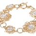 Gold Galaxies Bracelet with Swarovski Crystals