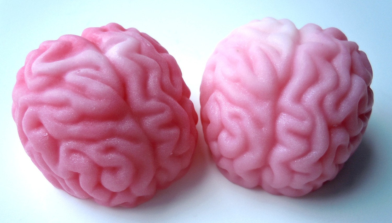 Brain Soap - Set of 2 - You Pick ONE Scent - Vegan bath guest decorative