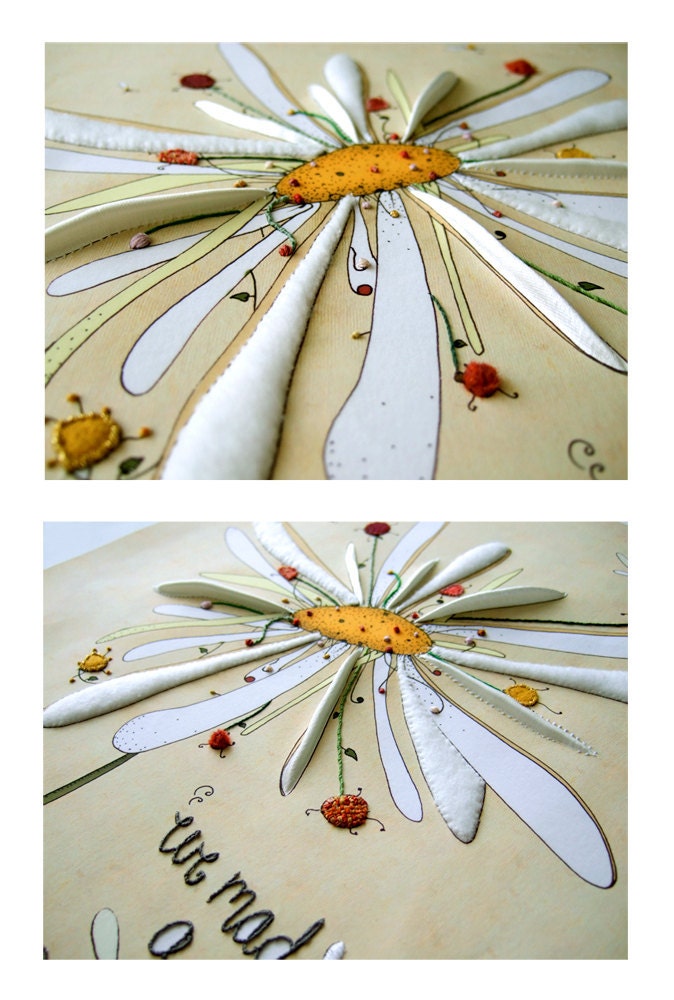 Embroidered A Wish Come True Print