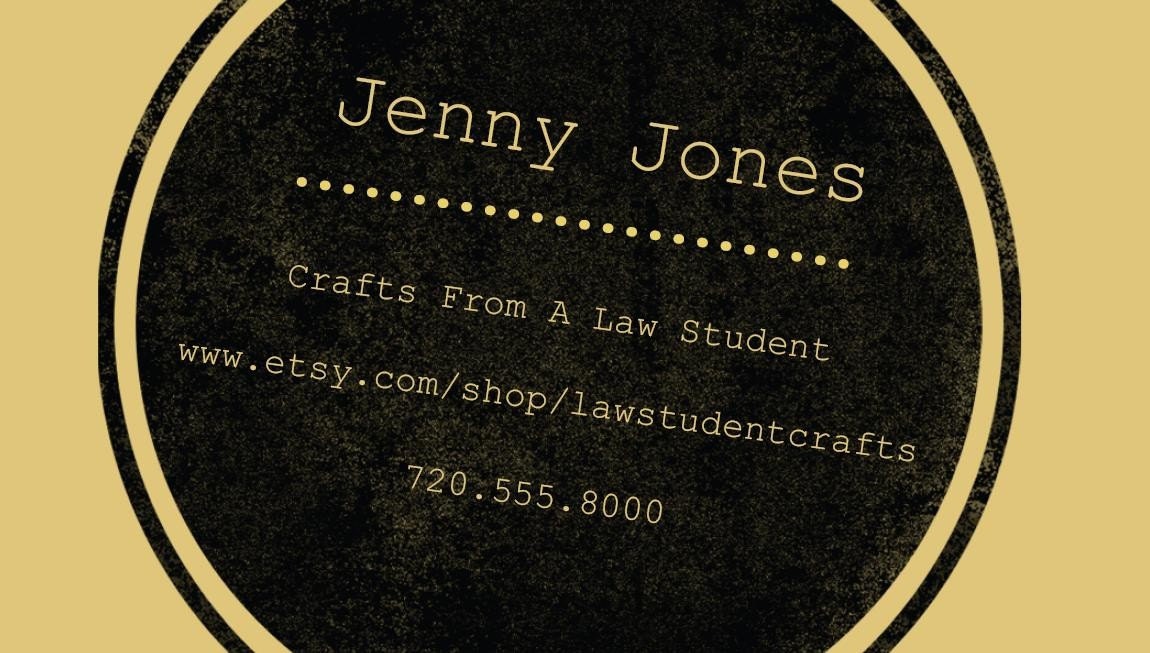 Business Card Faux Stamp