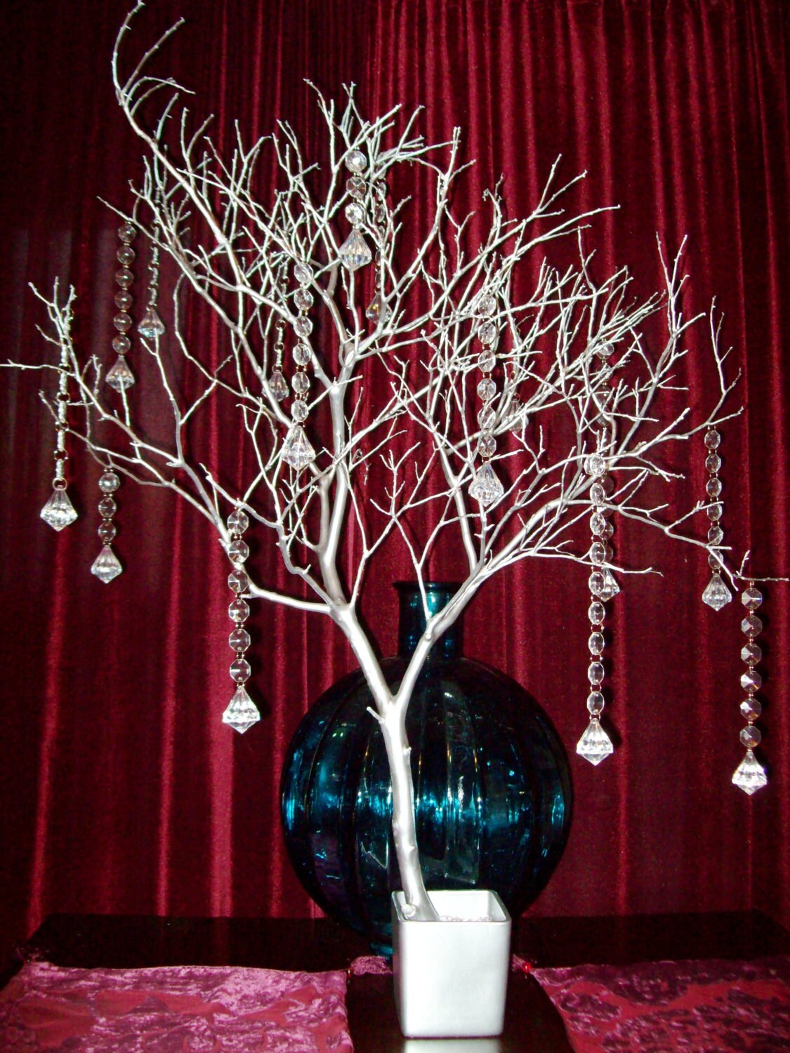 manzanita branches centerpieces