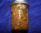 SOLD OUT until Summer 2013. Pickled Watermelon Rind 8 oz Sweet Spiced Gourmet Holiday Pickle.