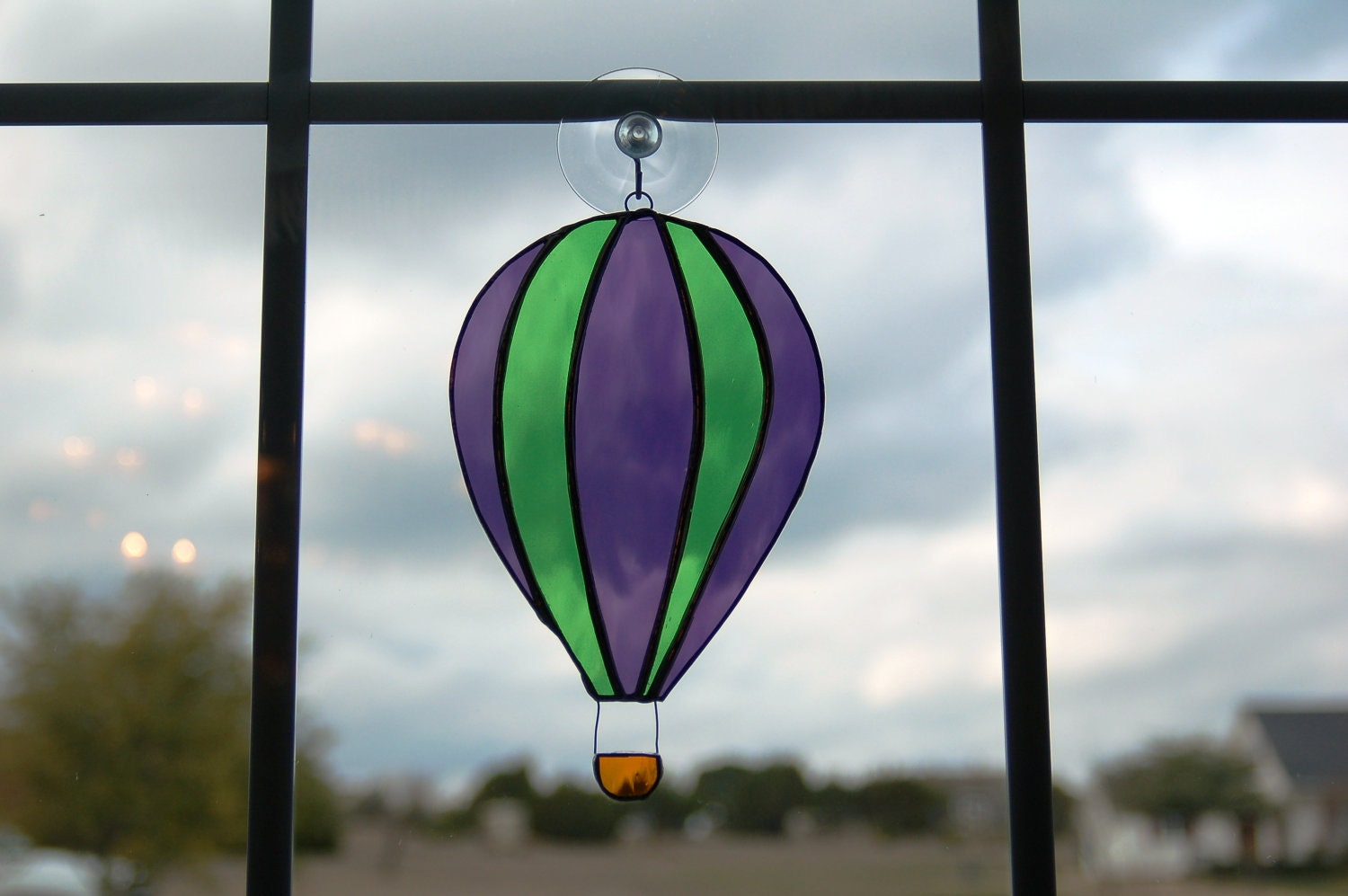 Stained Glass Hot Air Balloon