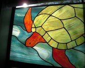 Stained Glass Sea Turtle