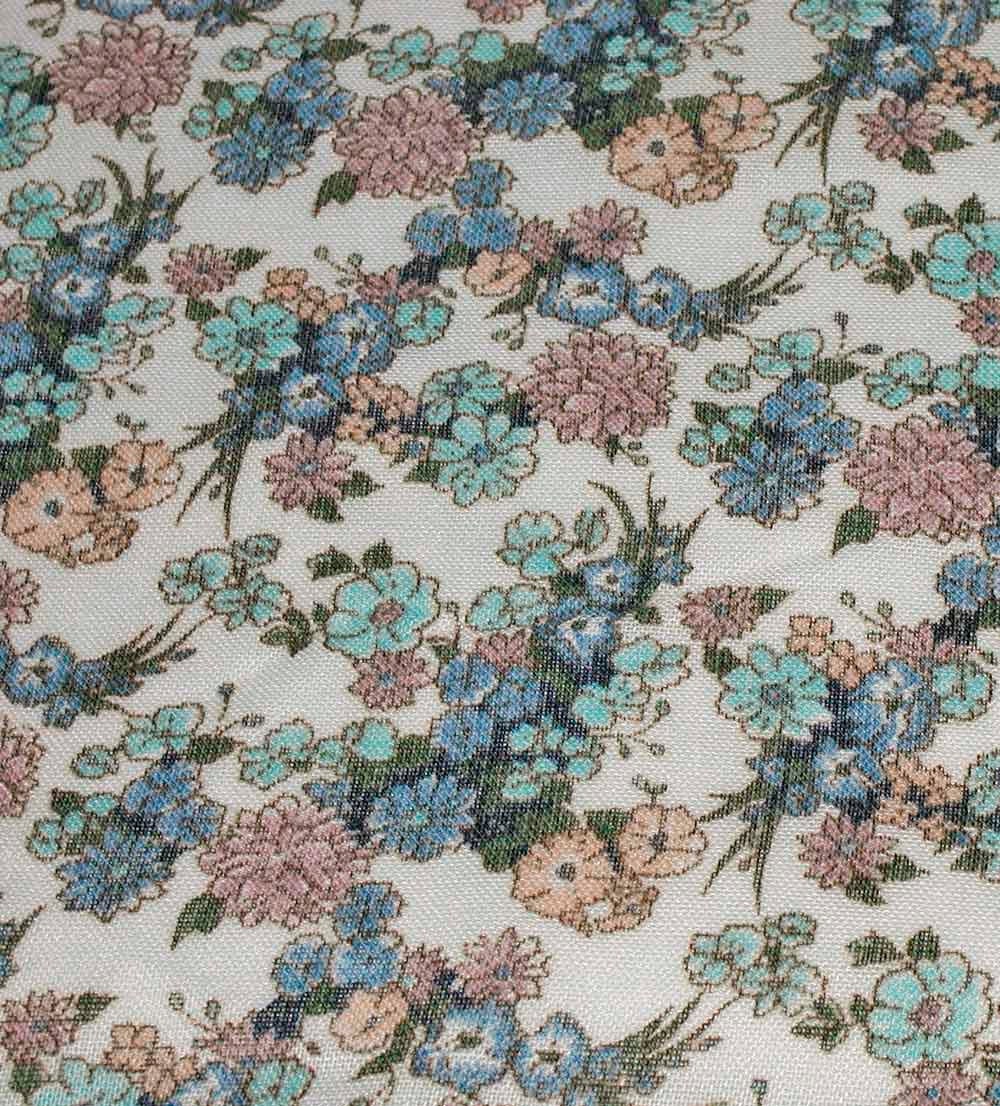Wool Blend Mini Print Dressmaking Fabric 60" Wide - 3 Yards
