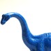 Blue Diplodocus Dinosaur Figurine, Blue Diplodocus Home Decor, Dinosaur Statue