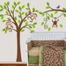 Tree Wall Decal Monkey Nursery Kids Removable Wall Vinyl Decal Wall Sticker OHSC