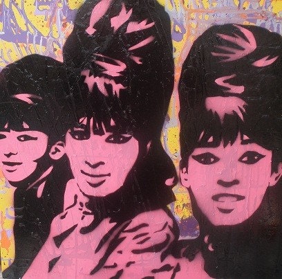 Doo Wop  2ft.x2ft. painting on wood