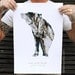 Wolf Silhouette In Bark, Wall Art Decor : Woodland Animal, Nature Photography - Rustic Lodge & Home, Natural Boys Room, Nursery