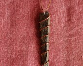 Welsh Slate and Reclaimed Copper Pendant