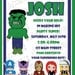 The Avengers birthday invitation thor hulk ironman capt america many colors...DIY you print custom photo card by delightfulprints