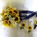 Sunflower and daisy bridal bouquets wedding bouquets and boutonnieres