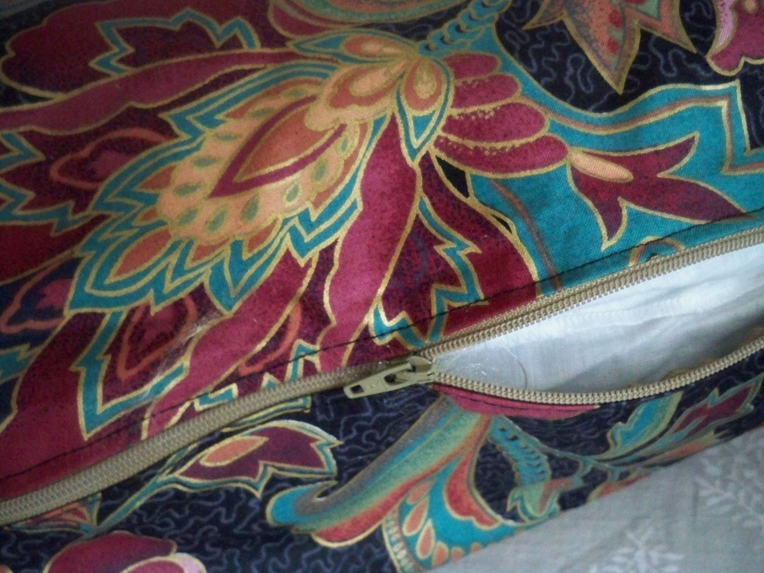 Richloom Floral on Black Standard Pillowcase