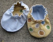 Reversible Elastic Band Booties: Baby Booties PDF Pattern