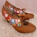 Hand Painted Russian Doll Shoes - Sz 7