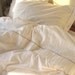 White bed queen sheet sets one fitted one flat loose sheet 2 pillow cases-comforter cover-cotton jacquard stripe made to order size
