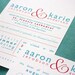 Modern Suite Wedding Invitation Package (Printable) DIY