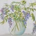 wisteria pastel original 19" x 24" Sally Rhett