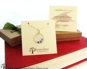 Personalized Graduation Gift or Teacher Gift- 3 wishes, Graduation Necklace with Personalized card for teachers or grads