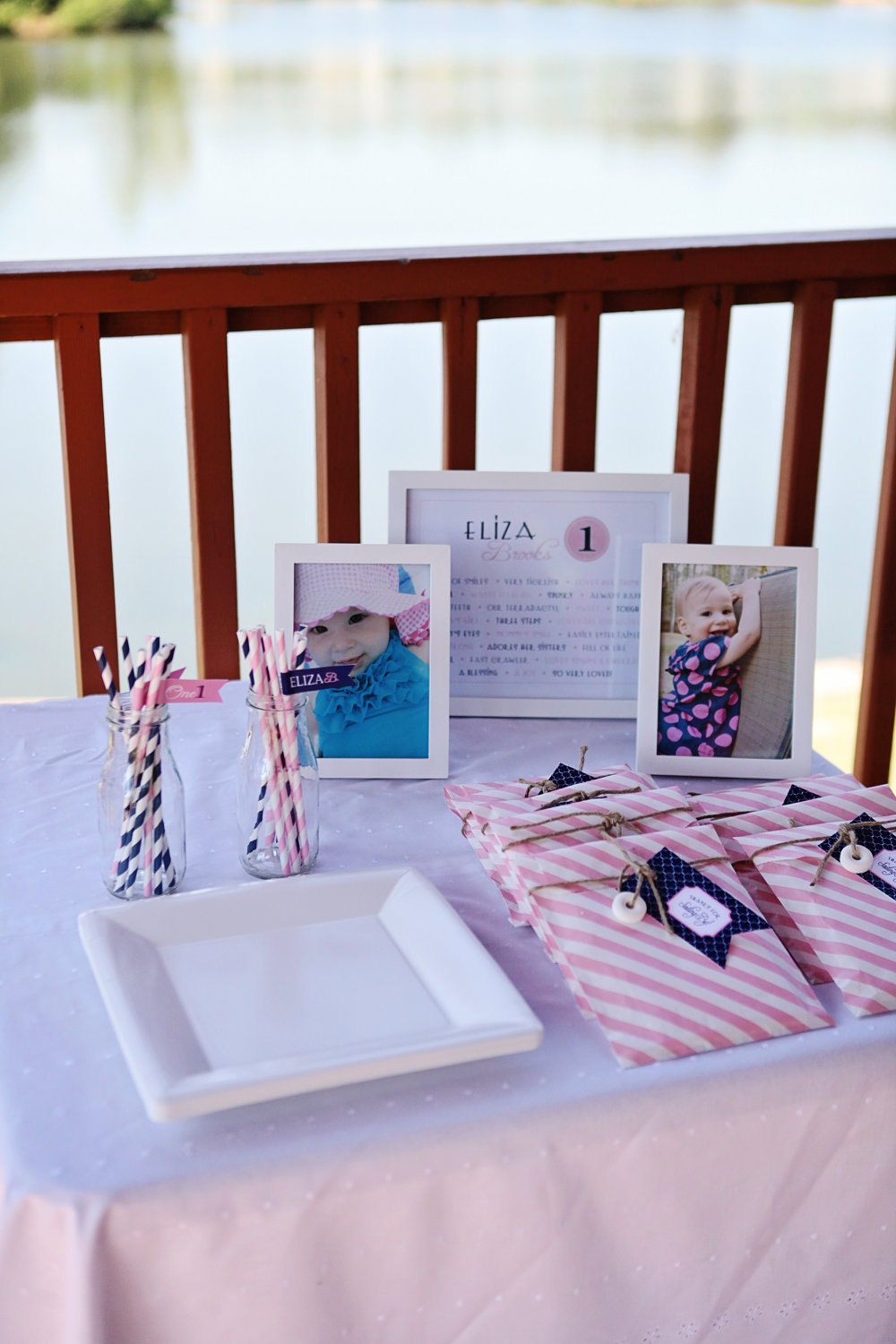 Preppy Nautical Collection:  Printable Favor Tag (Color Choices)