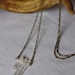 Triple Quartz Cluster Necklace