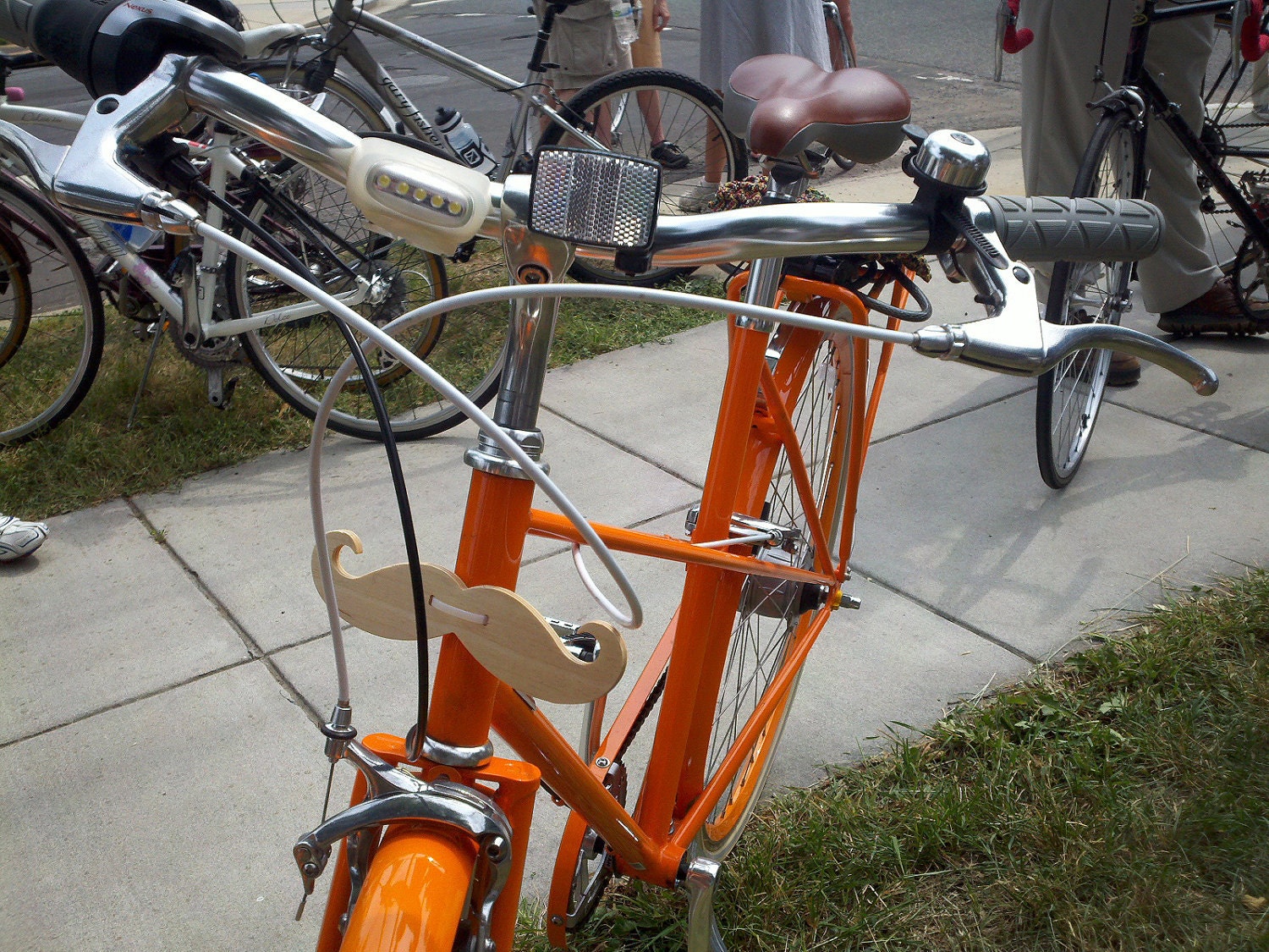 Wooden Handlebar Mustache for Bicycle