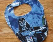 Star Wars Bib: Vintage Darth Vader (infant sized 0-12 months)