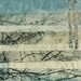 Fragment, Winter Walk, ooak print on handmade paper