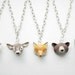 Fox Pendant Necklace