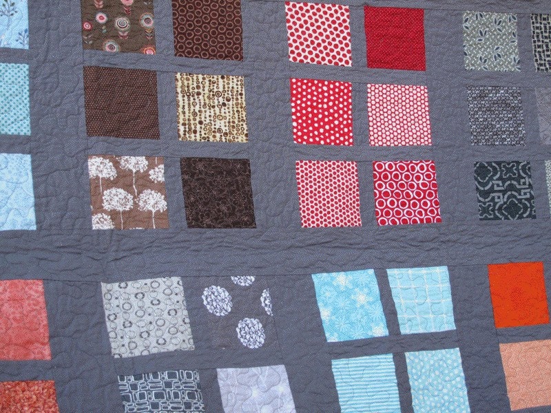 Rainbow Windows Lap Quilt/Throw
