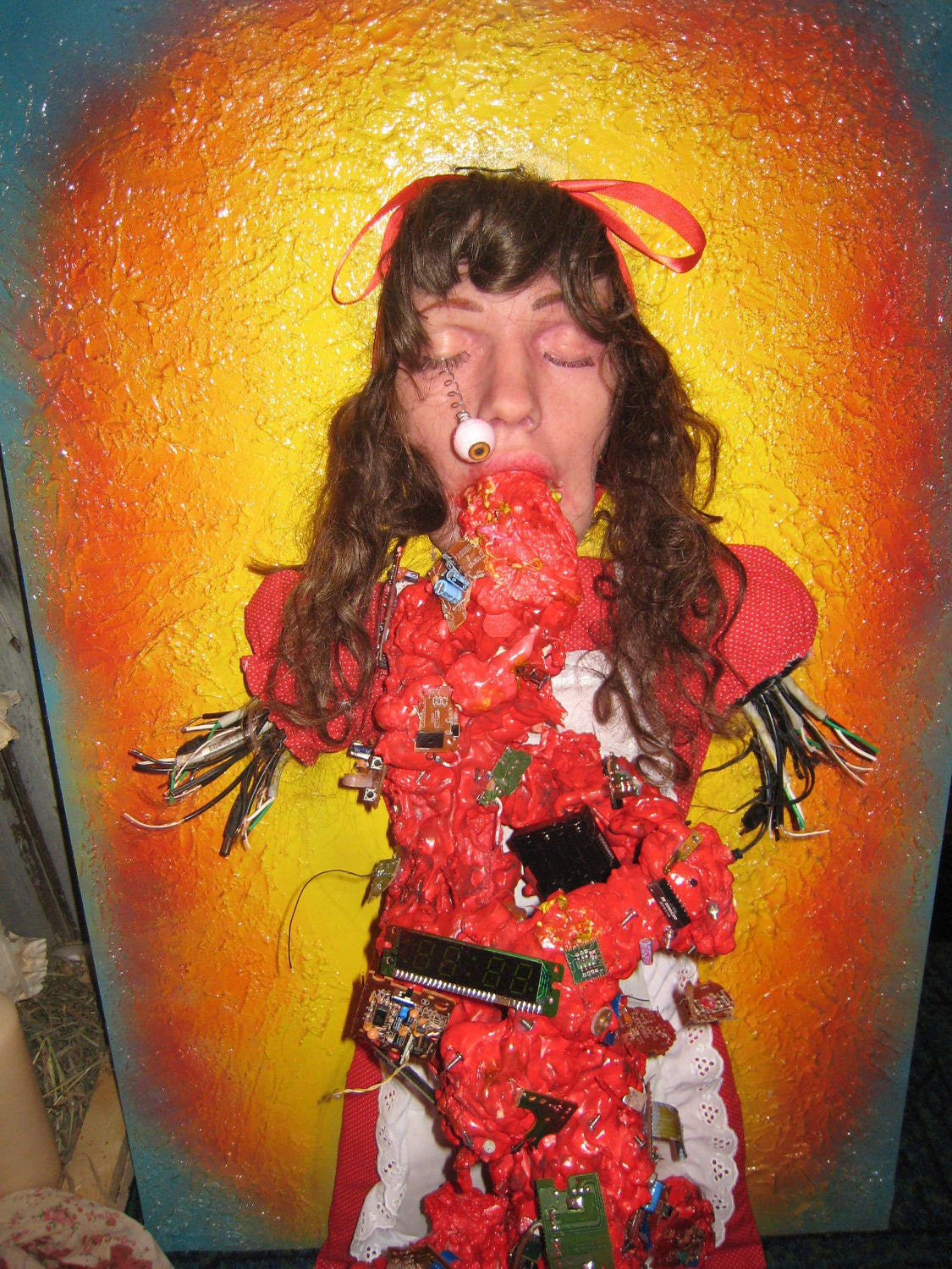 Small Wonder-Death of Vicki The Robot 3-d Painting