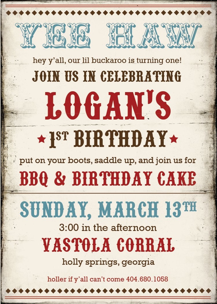 Cowboy Invitation Il_570xn