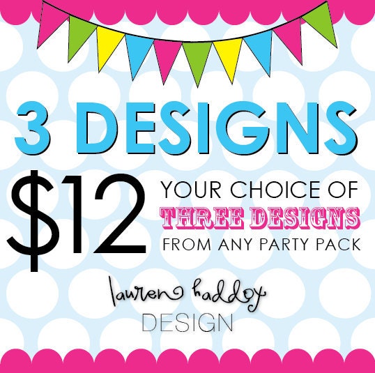 ANY 3 DESIGNS, your choice Il_570xn