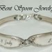 Personalized Silverware Jewelry, Spoon Jewelry, Spoon Bracelet, PERSONALIZED JEWELRY, Silverware Bracelet, Bridesmaids, Personalized Gifts