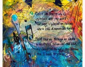 8x10in Painters Poem Giclee by T.M.Gand: Painters Song