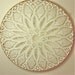 instant collection of vintage crochet doilies in embroidery hoops