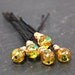 Jackson Pollock Bobby Pins Wire Wrapped Hair Accessory Fashion