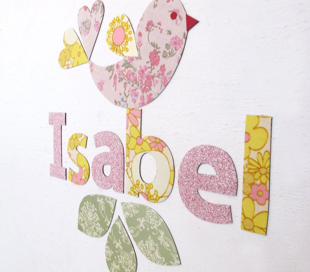 Custom name magnets - 6 letters with character - customised colours