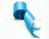 10 yards of Turquoise Double Satin Ribbon 1 1/2 inch width