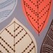 Autumn Leaves Grey, limited edition giclee print