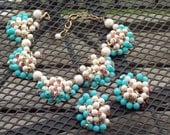 Vintage Demi Parure 1950s Beaded Runway Style