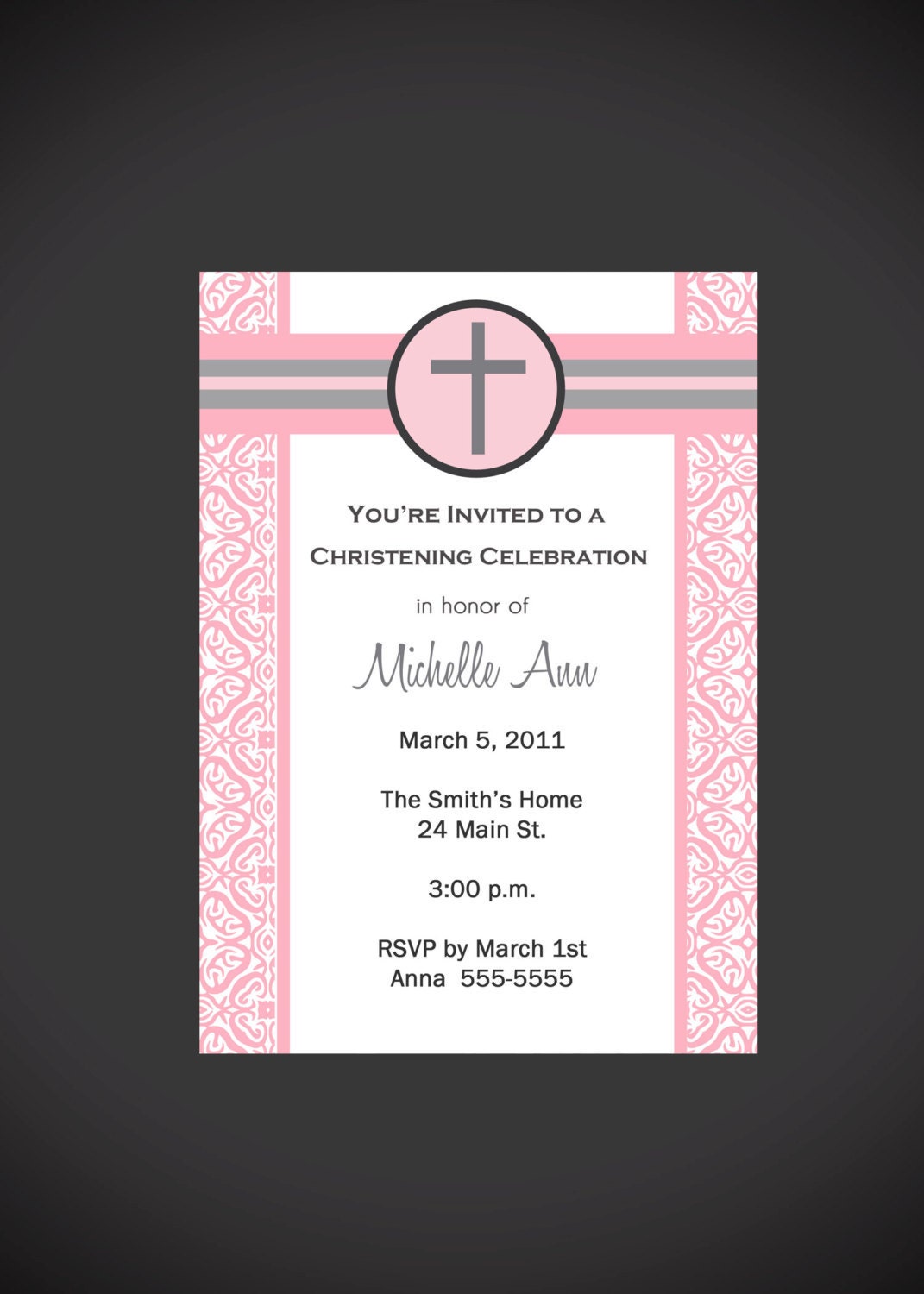 Boy/Girl Baptism Invitation Printable Il_170x135