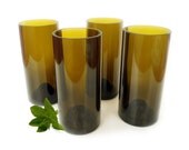 Mojito Wine Bottle Tumblers - Set of 4