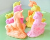 Tiny Unicorn Soaps -  Pink Berry Lime scented - Magical Horse soap - Vegan Soap - novelty soap