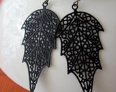 Ornate Leaf Earrings