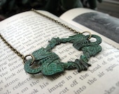 Patina Celtic Wreath Necklace