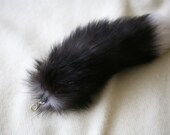 Real fox tail charm