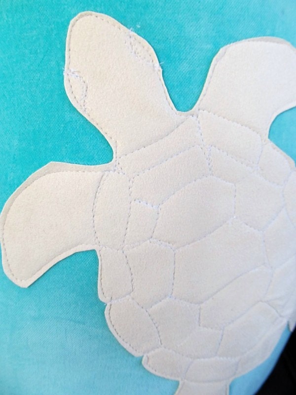 Turquoise Sea Ottoman by searchnrescue2