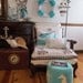 Turquoise Sea Ottoman by searchnrescue2