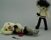 CUSTOM Sid and Nancy "Antigurumi" amigurumi set